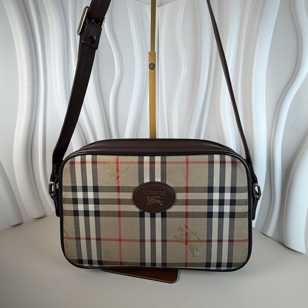 Burberrys Nova Check Shoulder/Crossbody Bag
